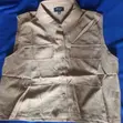 Men's Polo Band Collar Shirt - Black XXL - 1