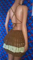 Yarn Clothing Crochet Two Pieces Set - 2