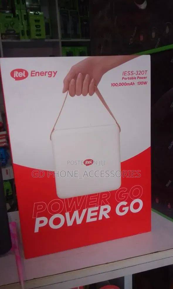 Brand New Itel Energy IESS320T Portable Power Station 100,000mAh 130W - 1