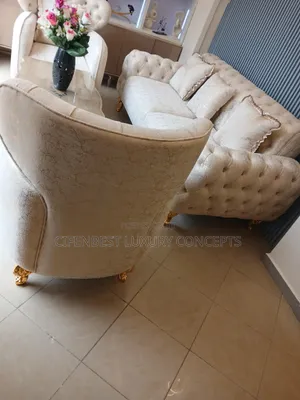 Set Na Sofo Na Zamani Mai Zama Takwas (3+3+1+1)