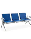 Heavy-Duty Airport Waiting Chair with Leather - 2