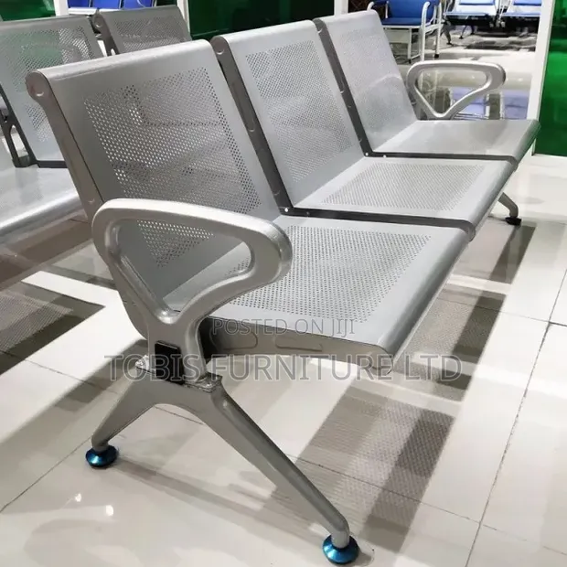 Heavy-Duty Airport Waiting Area Chair (No Leather) - 1