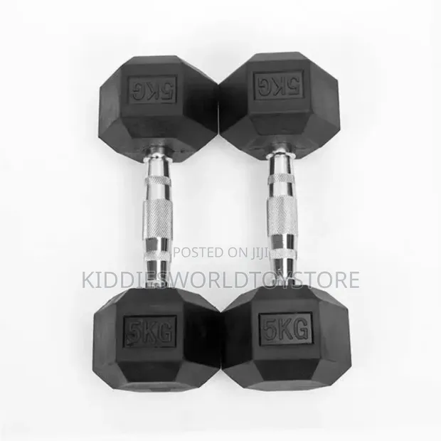 Bodyfit 5kg Dumbbells (Brand New) - 1