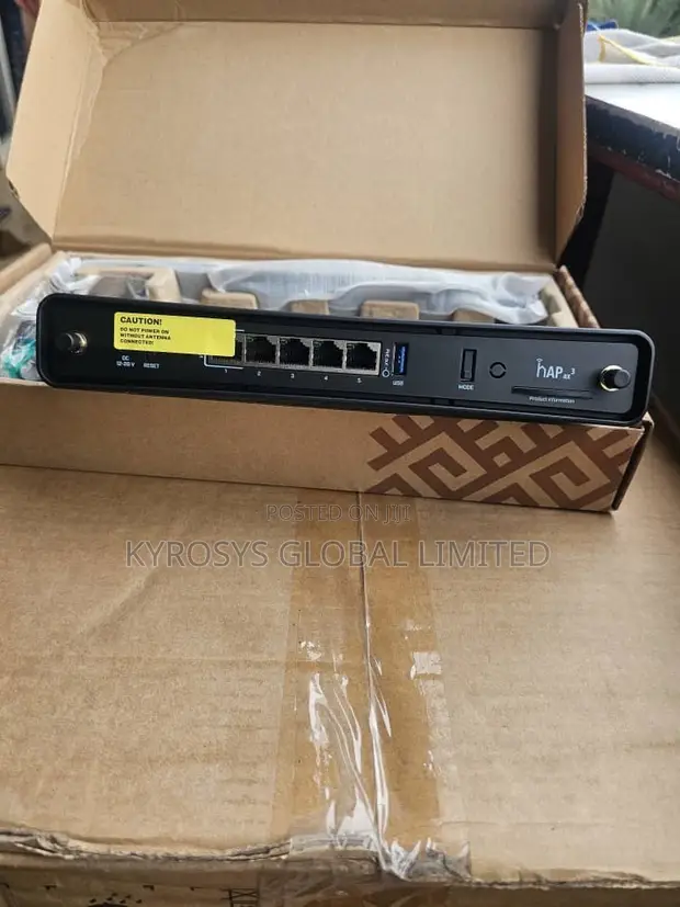 MikroTik hAP ax3 Wi-Fi 6 AX1800 Router - 1