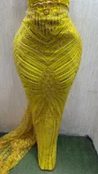 Quality Beaded Lace Fabric - 3