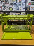 Durable 2-Layer ABS Plastic Dish Drying Rack (Green) - 2