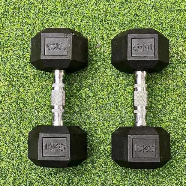 Bodyfit Dumbbells 10kg Pair - 1