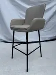 Brand New Home Interiors Leather High Barstool - 3
