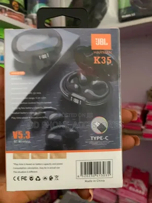 JBL K35 Clip-On Wireless Earphones - Baki