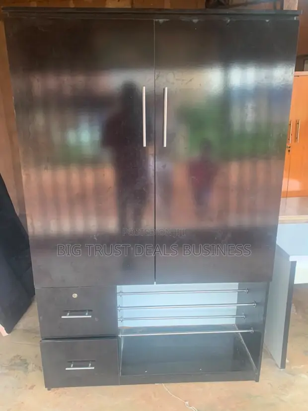 Neatly Used Big Wardrobe with Shoe Rack - 1