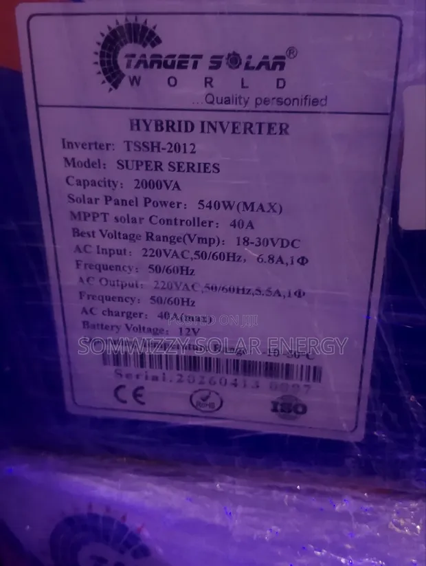 High Quality Target 2kva Hybrid Inverter 12V - 1