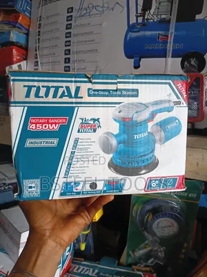 TOTAL 450W Rotary Sander - Injin Niƙa na Lantarki