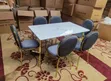 Marble Dining Table with 6 Chairs - 2