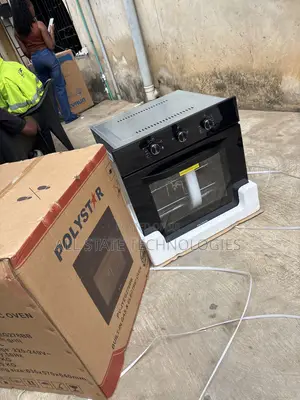 Polystar PV-JYEG278BB Gas da Wutar Lantarki Gina-in Oven