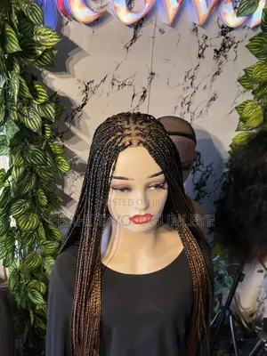 Bone Straight Braided Wig - 24/26" Ombré Gold