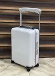 Luxury Hard Shell Luggage - Baby Blue - 3