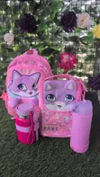 Smiggle 4-Piece Character Bag Set - Pink - 2