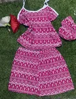 Women's Nightwear - Red Classic Style - 2