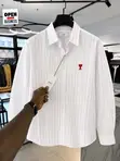 Ami Paris Cotton Blend Shirt - White - 4