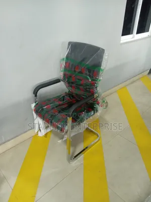 Office Visitors Chair - Black Metal Frame