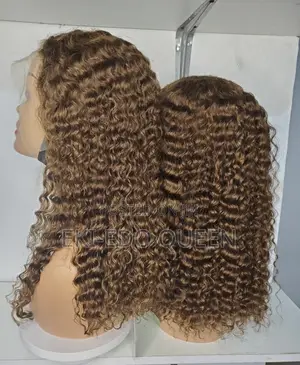 Jerry Curl Wig - Ingantacciyar Gauraya Cikakken Frontal