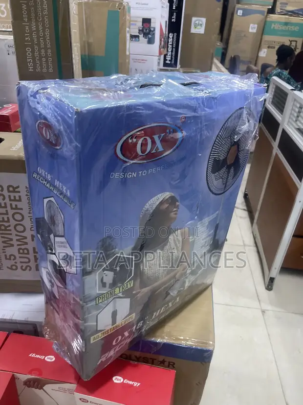 OX Hexa Fan Mai Sake Caji - Sabon Abu - 1