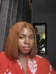 10" SDD Bone Straight Bob Wig - Ginger - 1