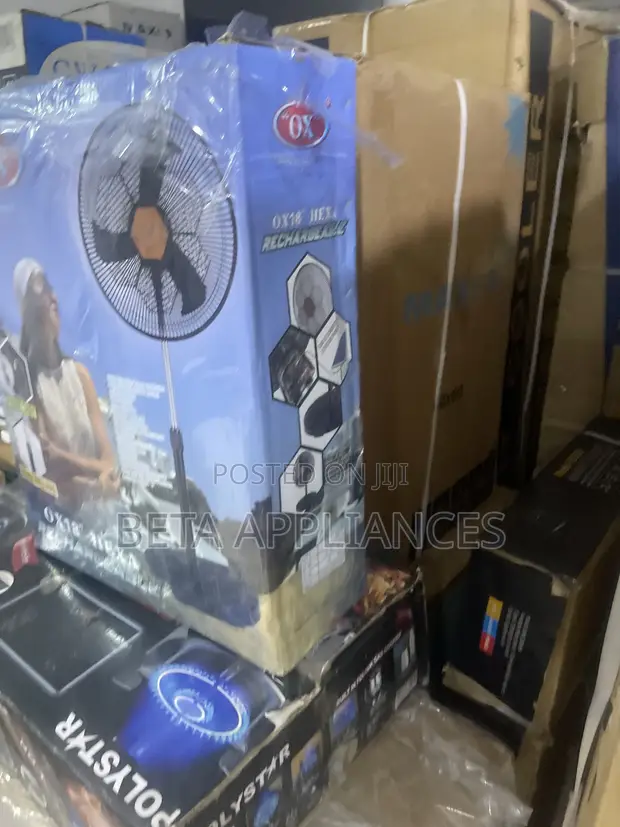 OX Hexa Portable Rechargeable Fan - 1