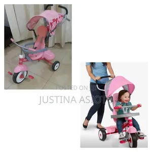 Kids 4-in-1 Grow-With-Me Tricycle - Pink