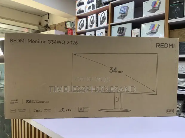 Redmi G34WQ 34-inch 180Hz Curved Monitor - 1