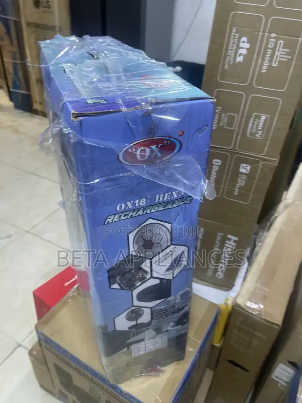 OX Hexa Rechargeable Fan - Mai Zafi Mai Zafi - 1