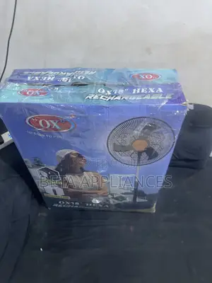 OX Hexa Rechargeable Fan - Mai Zafi Mai Zafi