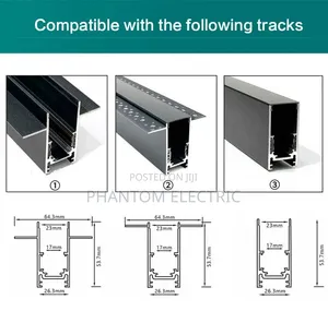 Magnetic Track Rail Lighting Models - Brand New