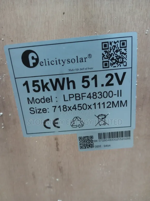 Felicitysolar 15kWh Baturin Lithium (Tsohuwar Samfura) - 1