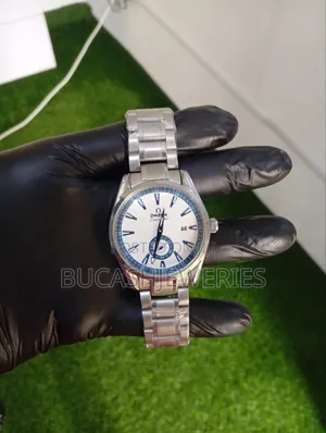 Omega Wrist Watch - Silver Stainless Steel
