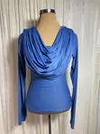 Cowl Neck Spandex Top - 2