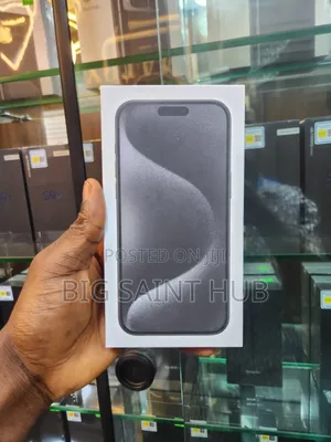 New Apple iPhone 15 Pro Max 256GB Black