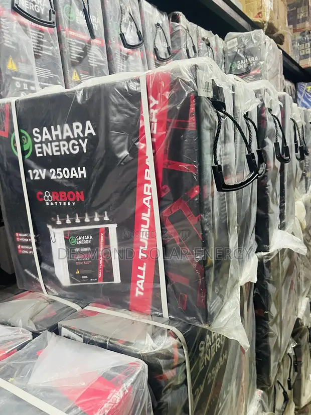 250Ah 12V Sahara Solar Tubular Battery - 1