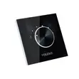 Wall-Mounted Glass Volume Control Panel - Black - 1