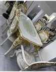 Sabon Royal Dining Table da Kujeru 6 da Aka Shigo Da Shi - 1