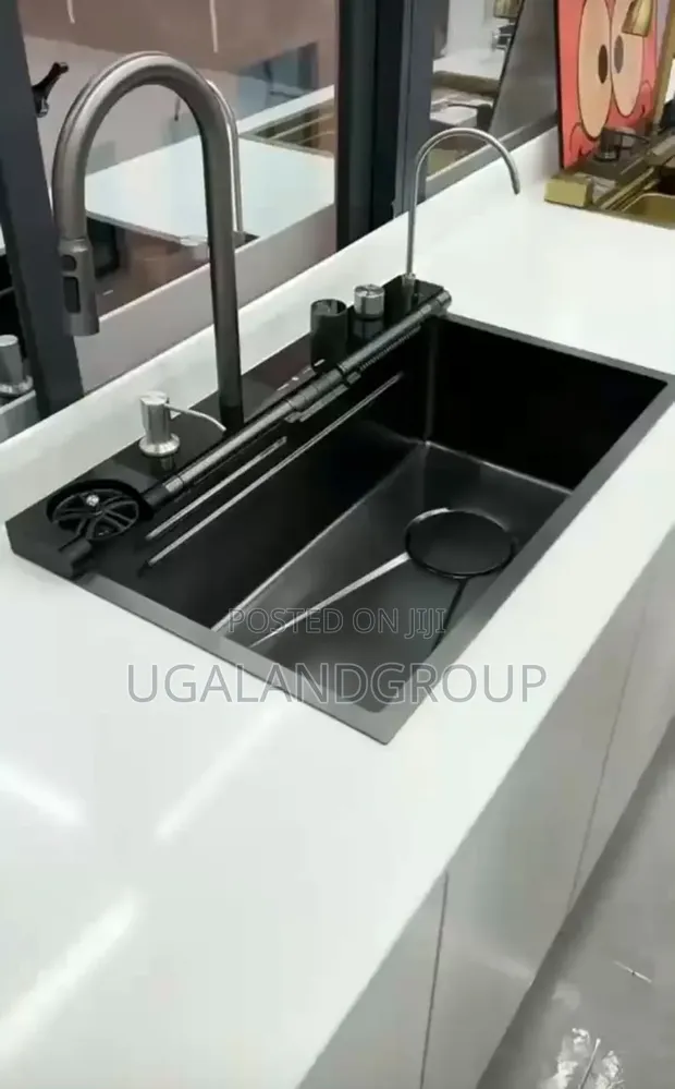 Smart Waterfall Kitchen Sink Set - Maxilon Karfe - 1