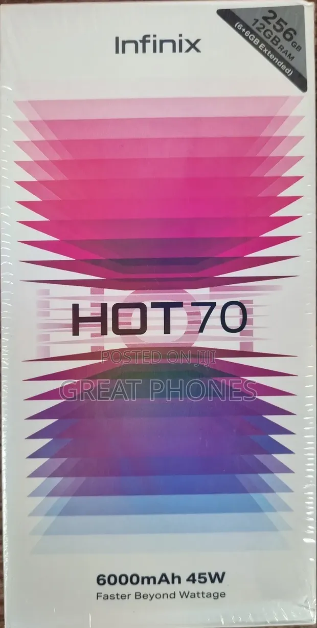 New Infinix Hot 70 256GB Gold - 1
