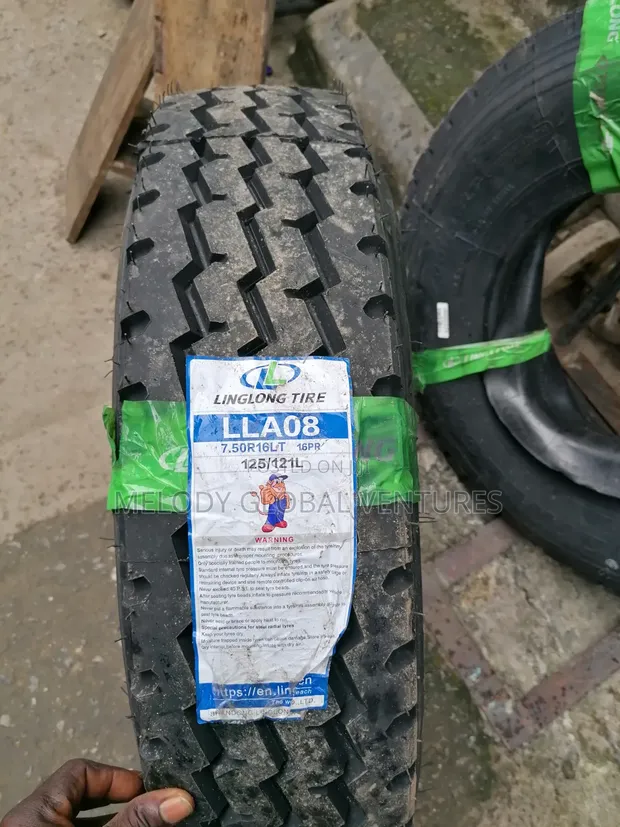Linglong 7.50R16 LT Tyre with Tube & Flap - 1