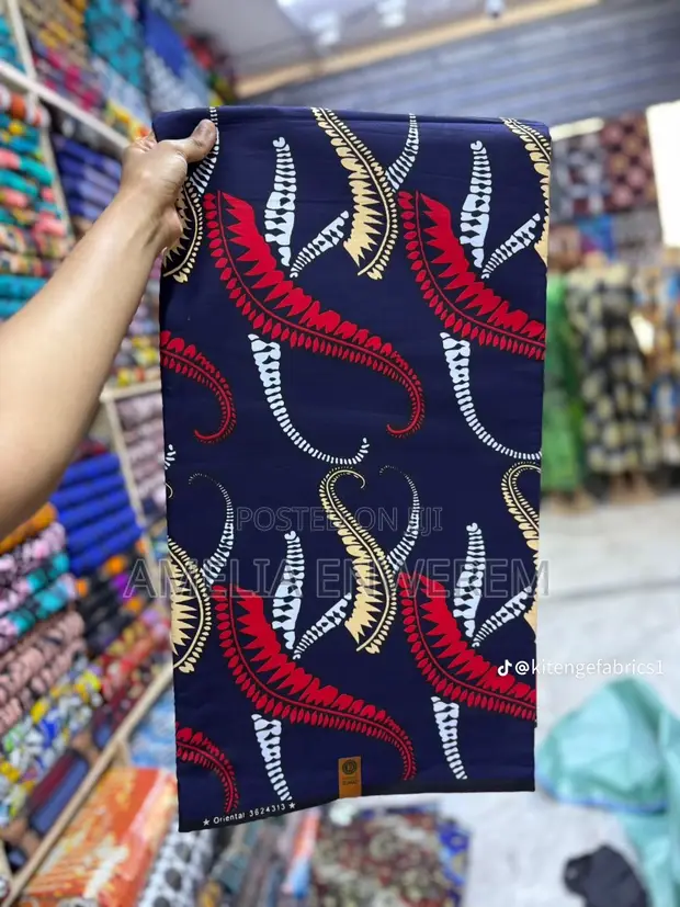 100% Cotton Ankara Fabric - 6 Yards - 1