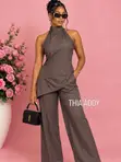 Thia Addy Place Classy Gray Cotton Outfit - Brand New - 1