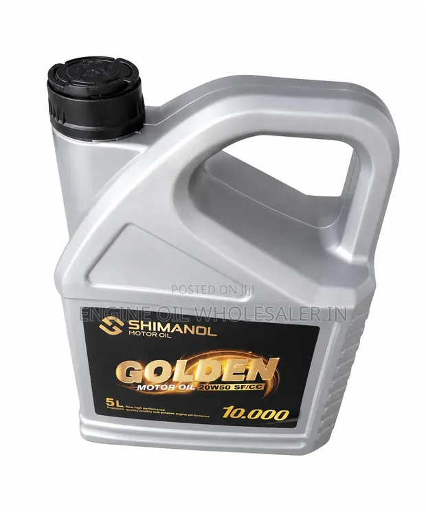 SHIMANOL Golden Motor Oil 20W-50 5 Litres - 1