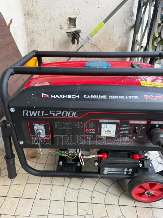 2 Months Used 3.5KVA Maxmech Generator - 1