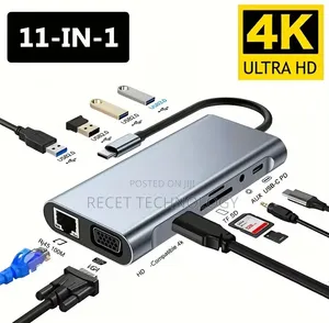 11-in-1 USB-C Hub tare da HDMI & Ethernet