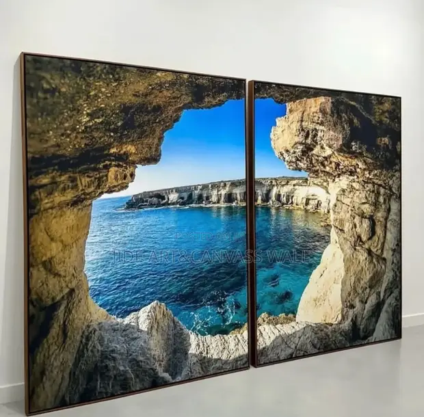 Wooden Frame Wall Canvas Set - 1
