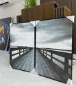 Wooden Frame Wall Canvas Set - 2
